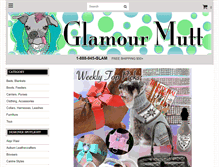 Tablet Screenshot of glamourmutt.com